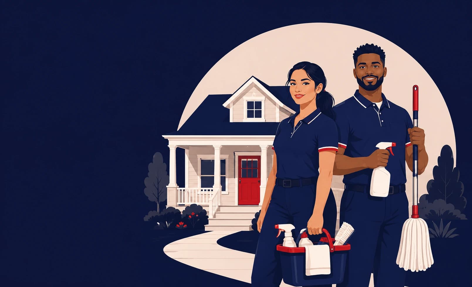 The Hero House Cleaning team